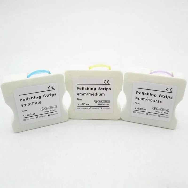 6 рулонов полоски для полировки зубов 4 мм * 6 м, межзубная смола, шлифовка поверхности, отбеливание, шлифовка, материал для стоматолога
6 рулонов полоски для полировки зубов 4 мм * 6 м, межзубная смола, шлифовка поверхности, отбеливание, шлифовка, материал для стоматолога