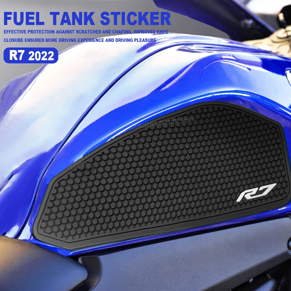 For YAMAHA R7 2022 Motorcycle Accessories Tank Pad Rubber Non-Slip Protector Sticker Side Traction Knee Decal Kit
For YAMAHA R7 2022 Motorcycle Accessories Tank Pad Rubber Non-Slip Protector Sticker Side Traction Knee Decal Kit