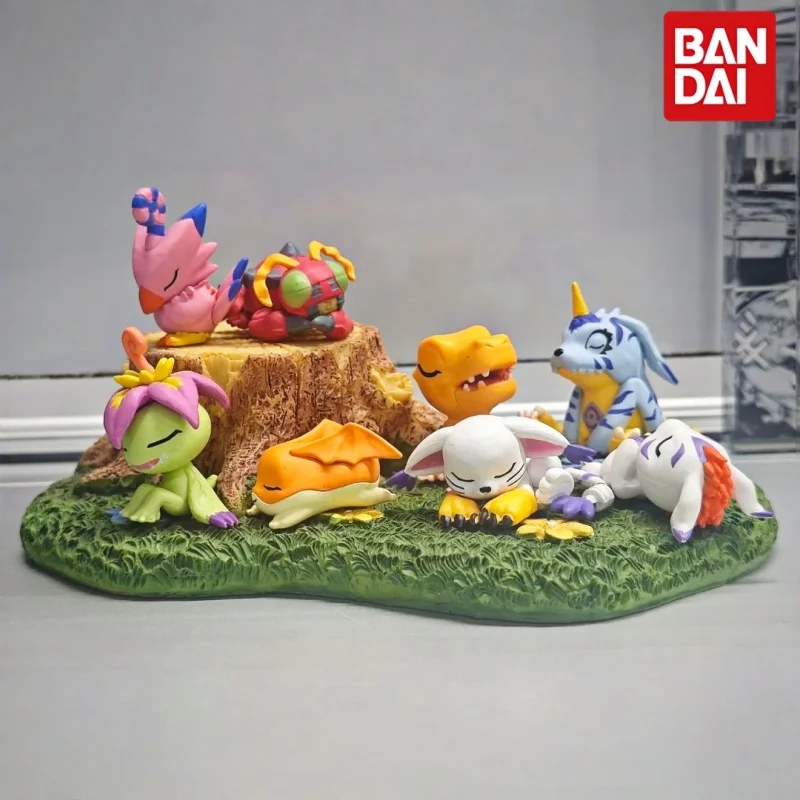 Bandai Digimon Adventure Gashapon Sleeping Shape Figure Agumon Gabumon Tailmon Desktop Decoration Anime Collectible Ornament
Bandai Digimon Adventure Gashapon Sleeping Shape Figure Agumon Gabumon Tailmon Desktop Decoration Anime Collectible Ornament