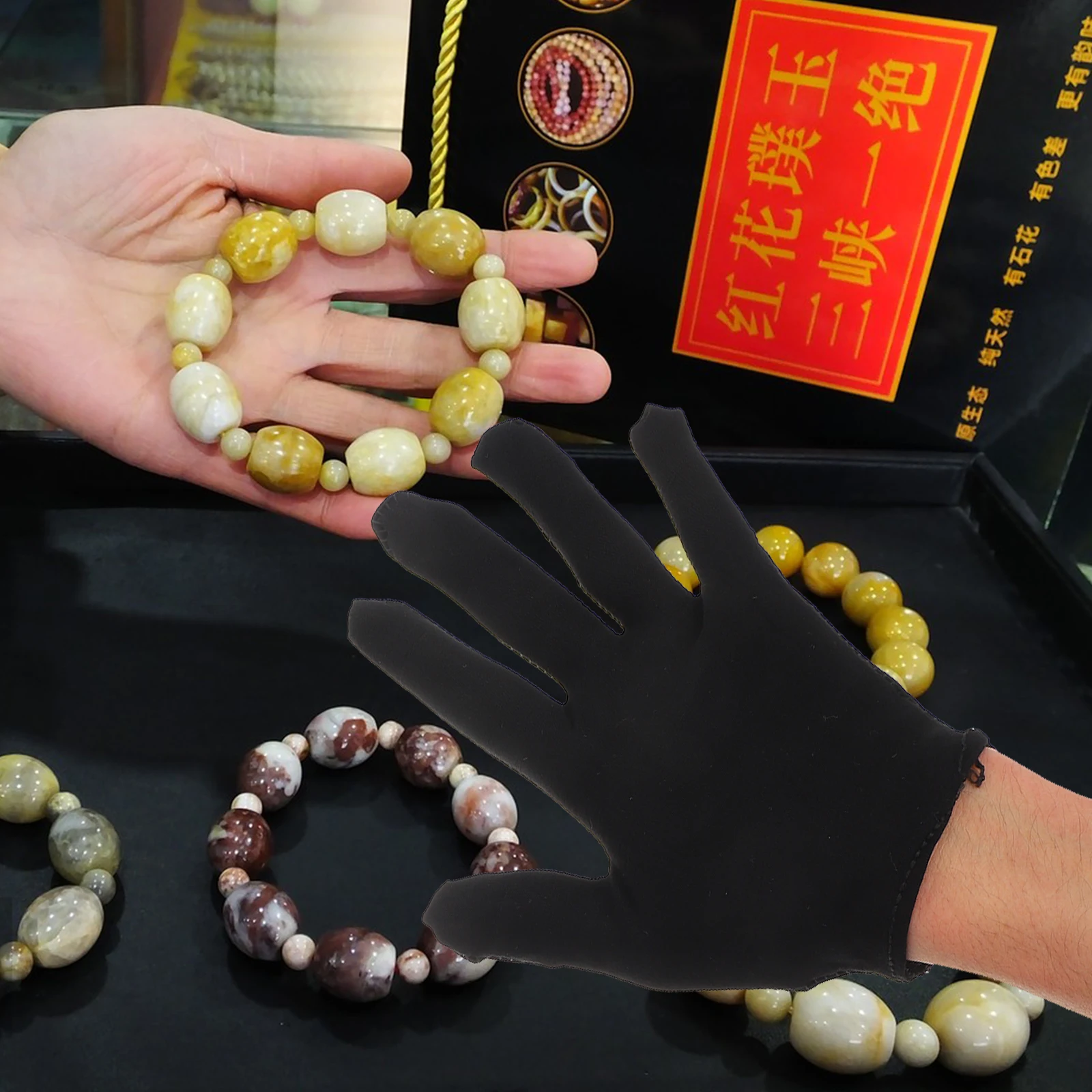 6Pairs Black Cloth Gloves Industrial Work Gloves Cotton Based for Quality Inspection Jewelry Handling Warehouse Use Soft Sweat
6Pairs Black Cloth Gloves Industrial Work Gloves Cotton Based for Quality Inspection Jewelry Handling Warehouse Use Soft Sweat