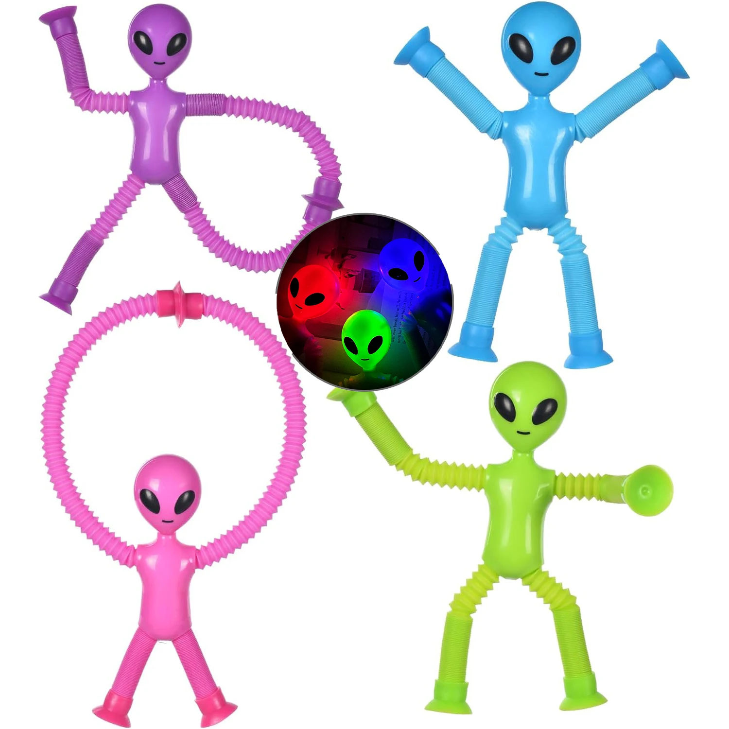 Suction cup alien stretching tube, creative deformation telescopic toy for children, DIY venting toy for fun
Suction cup alien stretching tube, creative deformation telescopic toy for children, DIY venting toy for fun