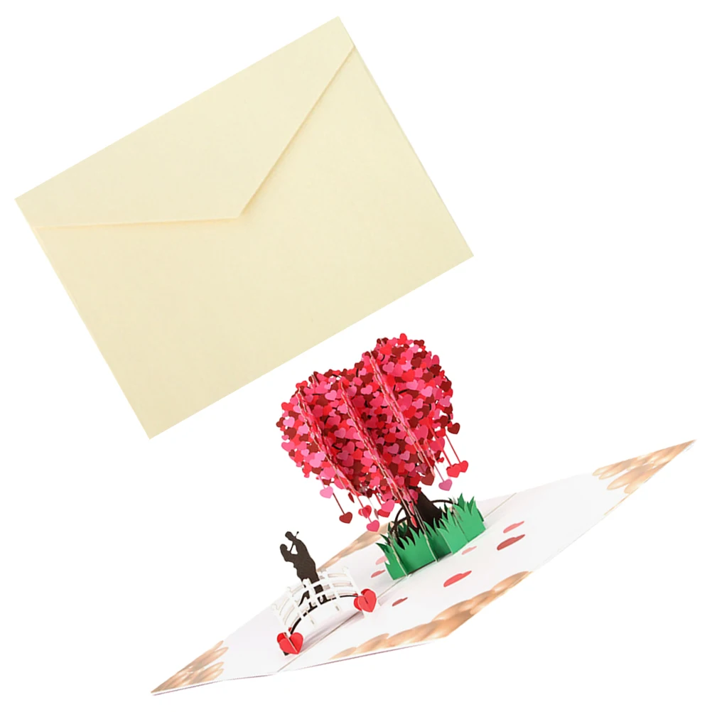 Love Tree Greeting Card Heart Shaped Gift Romantic 3D Cards Valentine Blessing Party Supplies Thickened Paperboard Exquisite
Love Tree Greeting Card Heart Shaped Gift Romantic 3D Cards Valentine Blessing Party Supplies Thickened Paperboard Exquisite