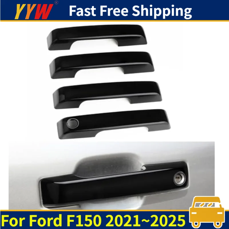 Крышка дверной ручки автомобиля для Ford F150 2021 ~ 2025 Crew GLOSS BLACK, 4 дверные ручки с 2 умными отверстиями для ключей
Крышка дверной ручки автомобиля для Ford F150 2021 ~ 2025 Crew GLOSS BLACK, 4 дверные ручки с 2 умными отверстиями для ключей