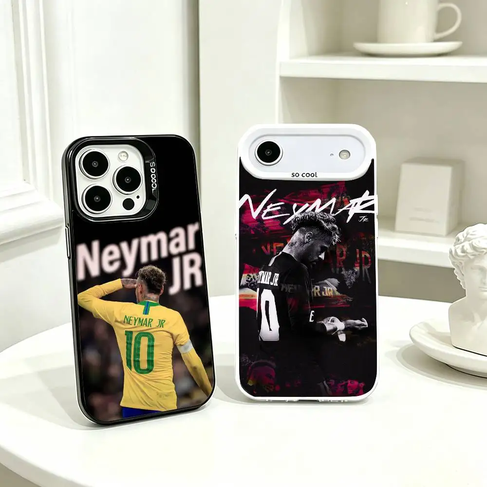 Football For N-NeYmAR 10 Phone Case For iPhone 17,16,15,14,13,12,11 Plus,Pro Max,XS,Grey Colorful Plated Inside Cover
Football For N-NeYmAR 10 Phone Case For iPhone 17,16,15,14,13,12,11 Plus,Pro Max,XS,Grey Colorful Plated Inside Cover