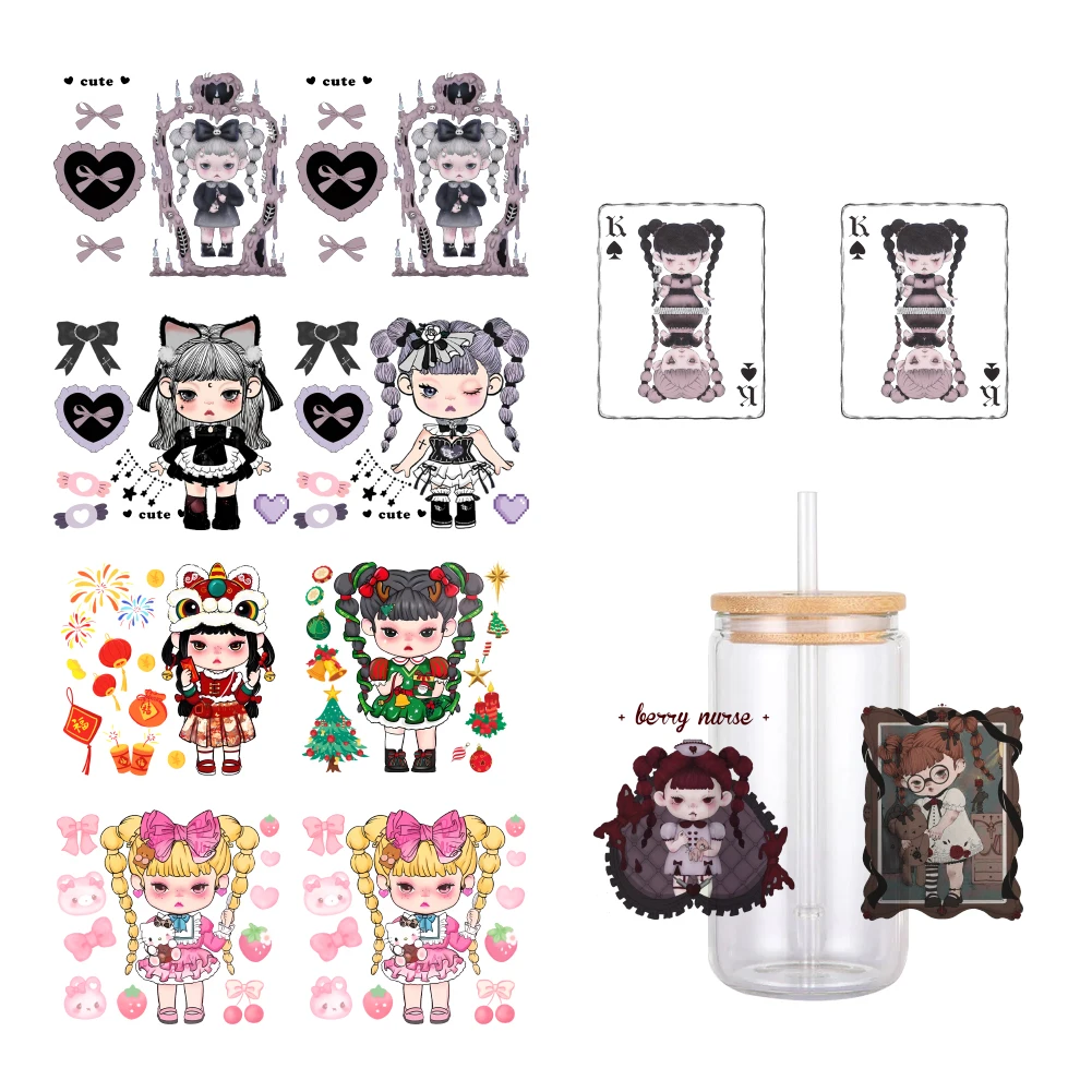 11x24cm Hot Play Cartoon Figures For Libbey 16oz Can Glass 3D Waterproof UV DTF Coffee Can Wrap Libbey Glass Wrap
11x24cm Hot Play Cartoon Figures For Libbey 16oz Can Glass 3D Waterproof UV DTF Coffee Can Wrap Libbey Glass Wrap