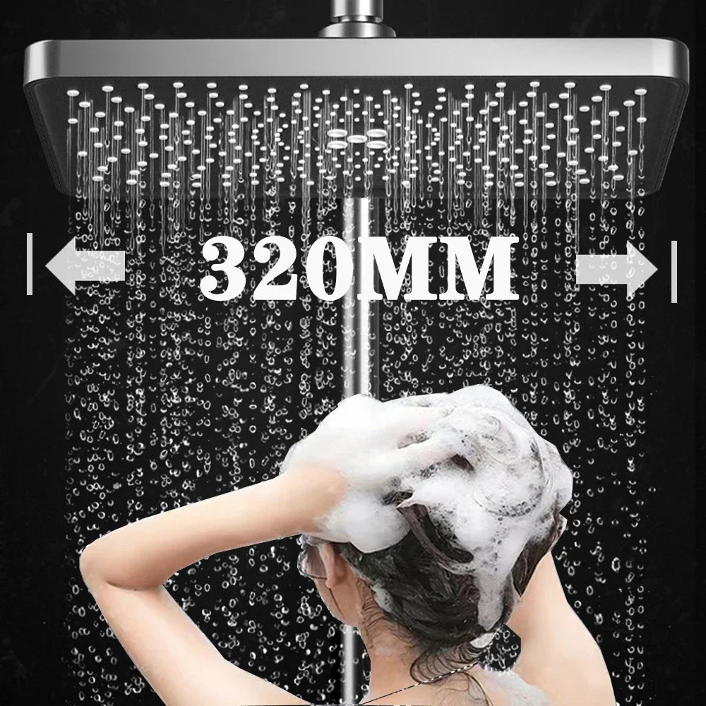 Rainfall SPA Shower Head Large Overhead High Pressure Water Saving Showerhead Thicken Tool-less Installation Bath Accessories
Rainfall SPA Shower Head Large Overhead High Pressure Water Saving Showerhead Thicken Tool-less Installation Bath Accessories