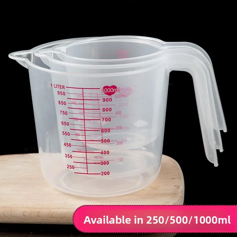 Thickened Kitchen Measuring Cup with Handle High Temperature Resistant Food Grade for Baking Egg Beating Water Cup
Thickened Kitchen Measuring Cup with Handle High Temperature Resistant Food Grade for Baking Egg Beating Water Cup