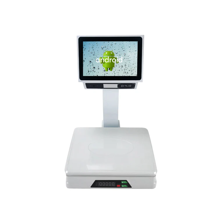 All in One Inch Both Touch Screen Scale Digital Weight Machine Weighing Scale With Built-In 58mm Receipt Printer
All in One Inch Both Touch Screen Scale Digital Weight Machine Weighing Scale With Built-In 58mm Receipt Printer