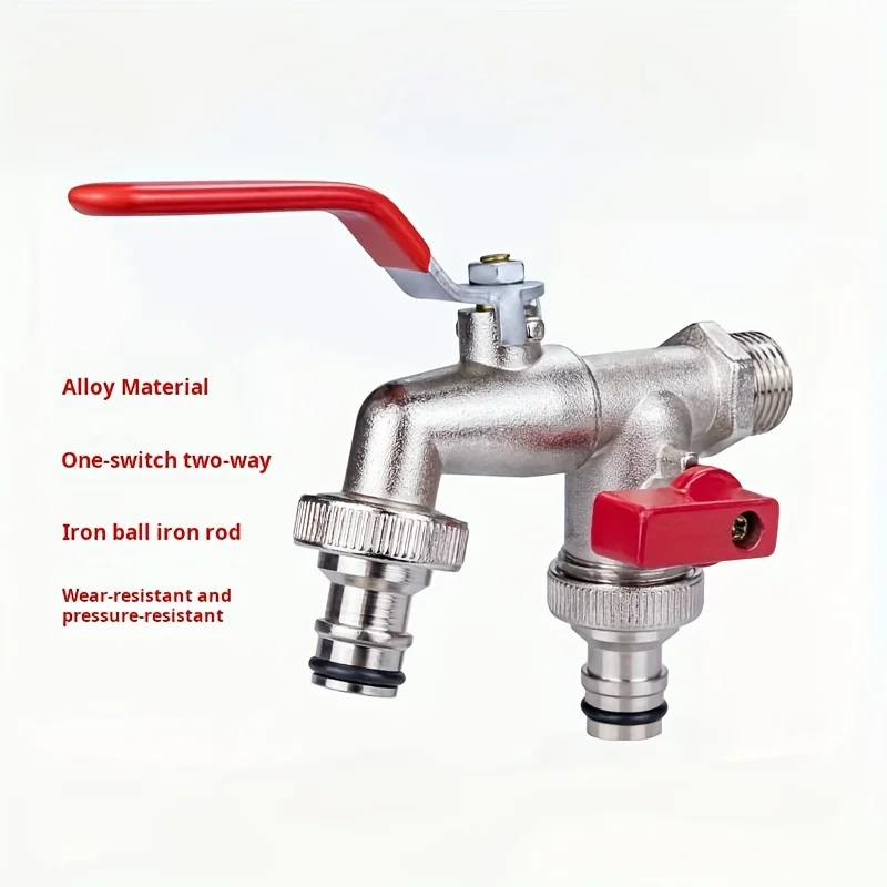 Zinc Alloy Outdoor Faucet 3/4" Threaded Outlet, DN15 Garden & Washing Machine Tap, Pressure-Resistant G1/2" Inlet, Modern Design
Zinc Alloy Outdoor Faucet 3/4" Threaded Outlet, DN15 Garden & Washing Machine Tap, Pressure-Resistant G1/2" Inlet, Modern Design