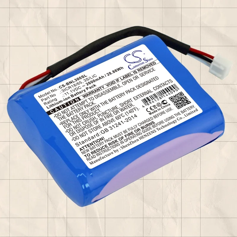 Аккумулятор GreenBatteryPower CameronSino 2600 мАч 11.1В 28.86Втч Li-ion для колонок Bang & Olufsen 3ICR18/65, 3S/LIC, BeoPlay A3
Аккумулятор GreenBatteryPower CameronSino 2600 мАч 11.1В 28.86Втч Li-ion для колонок Bang & Olufsen 3ICR18/65, 3S/LIC, BeoPlay A3