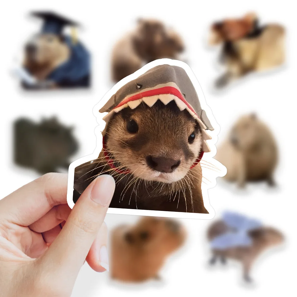 60PCS Realistic Capybara Graffiti Stickers Mobile Phone Case Scooter Computer Animal Decoration Stickers
60PCS Realistic Capybara Graffiti Stickers Mobile Phone Case Scooter Computer Animal Decoration Stickers