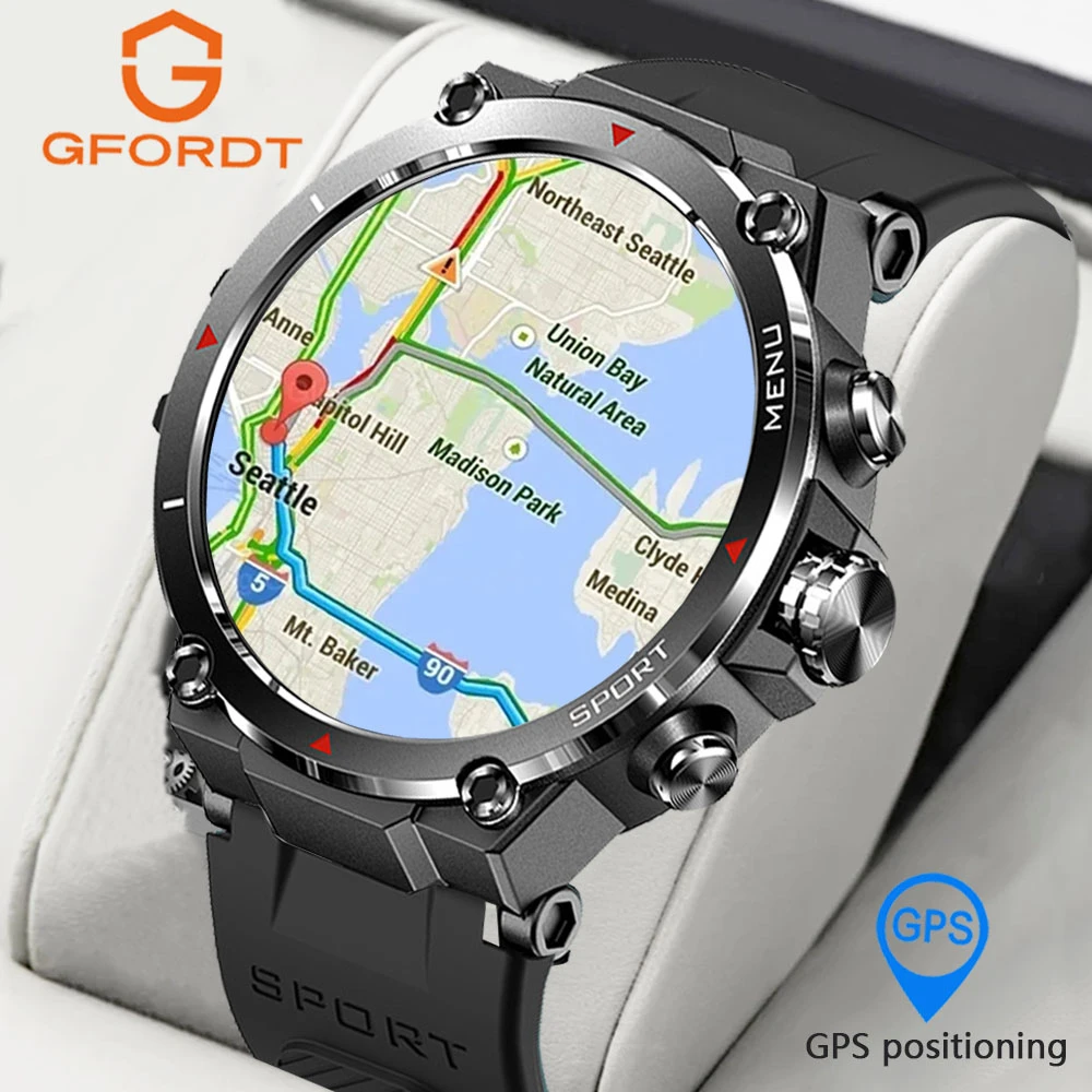 GFORDT GPS positioning Smart Watch AMOLED Screen Sports Fitness Bracelet Heart Rate Waterproof Smartwatch For Men Android IOS
GFORDT GPS positioning Smart Watch AMOLED Screen Sports Fitness Bracelet Heart Rate Waterproof Smartwatch For Men Android IOS