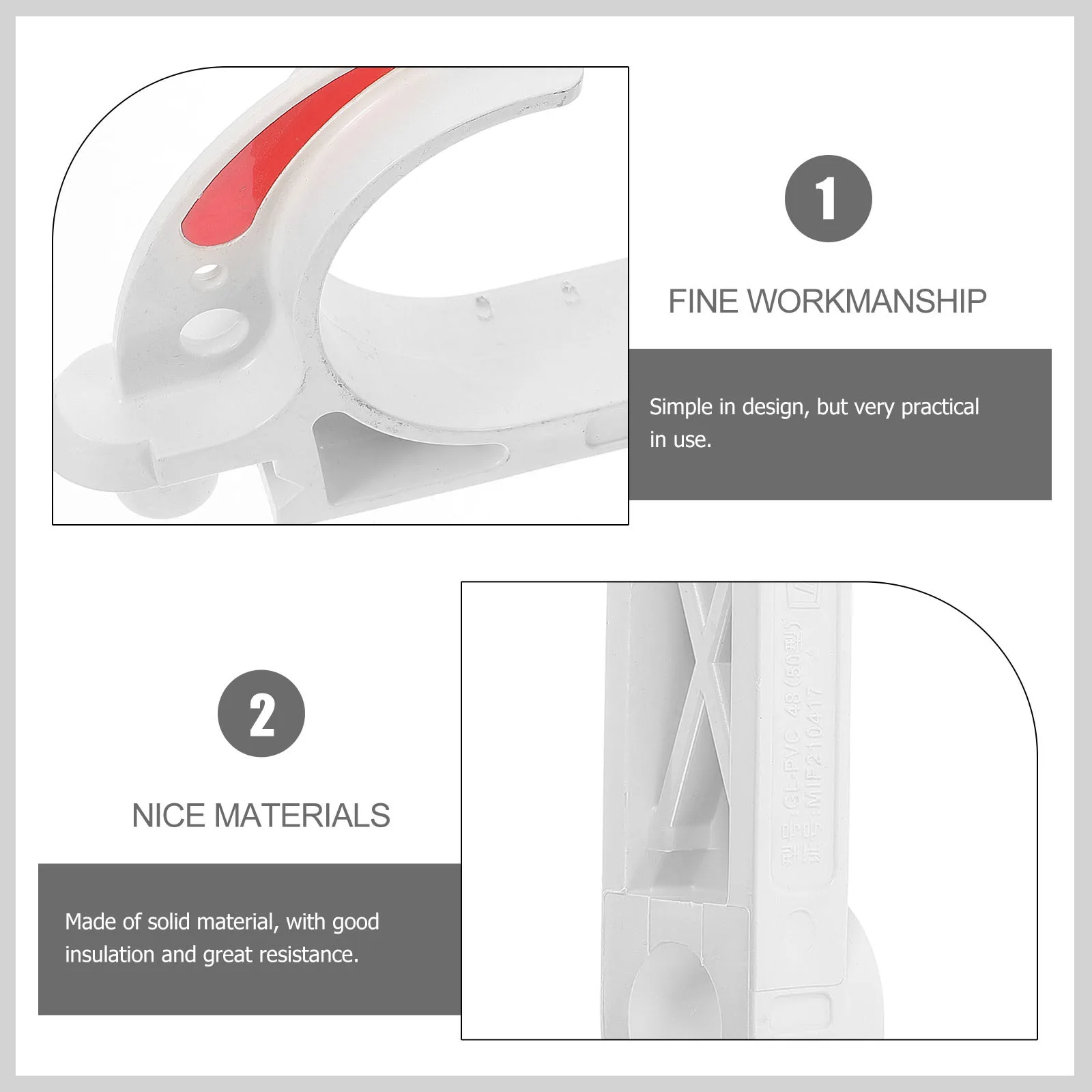 6Pcs Mining Cable Plastic Cable Hangers for Tunnel Heavy Duty Wire Support Ceiling Clips J Hooks
6Pcs Mining Cable Plastic Cable Hangers for Tunnel Heavy Duty Wire Support Ceiling Clips J Hooks