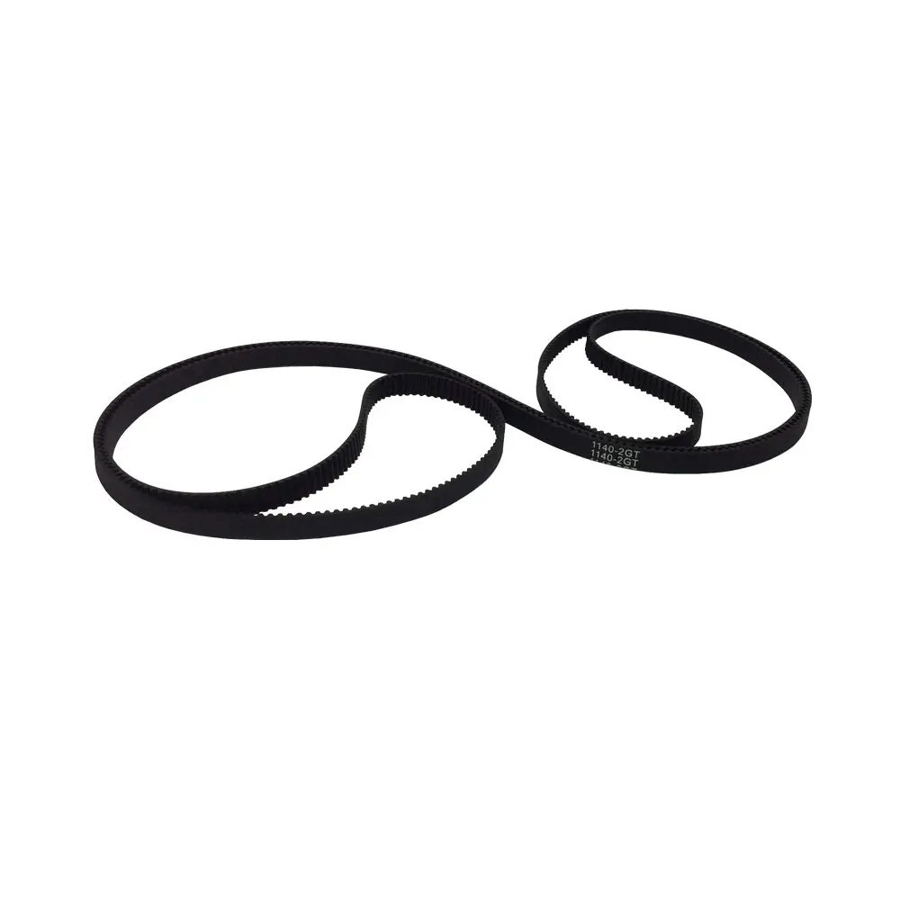 2GT Driver Belt 1140-2GT-6 Timing Belt in Closed Loop Rubber L=1140mm W=6mm 570 Teeth Pack of 10pcs
2GT Driver Belt 1140-2GT-6 Timing Belt in Closed Loop Rubber L=1140mm W=6mm 570 Teeth Pack of 10pcs