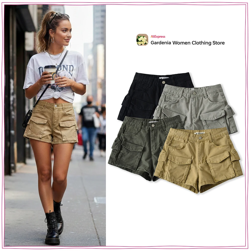 Stylish Multi-Pocket Cargo Shorts for Women New in Summer Denim Shorts with Front Flap Pockets Cowgirls Slim Fit Hot Streetwears
Stylish Multi-Pocket Cargo Shorts for Women New in Summer Denim Shorts with Front Flap Pockets Cowgirls Slim Fit Hot Streetwears
