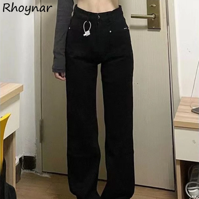 High Waist Jeans Women Solid Simple Office Ladies Straight Viintage Korean-style All-match Plus Velvet Trendy Leisure Soft Warm
High Waist Jeans Women Solid Simple Office Ladies Straight Viintage Korean-style All-match Plus Velvet Trendy Leisure Soft Warm