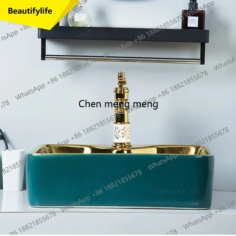 A17 Modern Ceramic Wash Basins Light Luxury Bathroom Sinks Rectangular Above Counter Basin Bathroom Washbasins Toilet Washin
A17 Modern Ceramic Wash Basins Light Luxury Bathroom Sinks Rectangular Above Counter Basin Bathroom Washbasins Toilet Washin