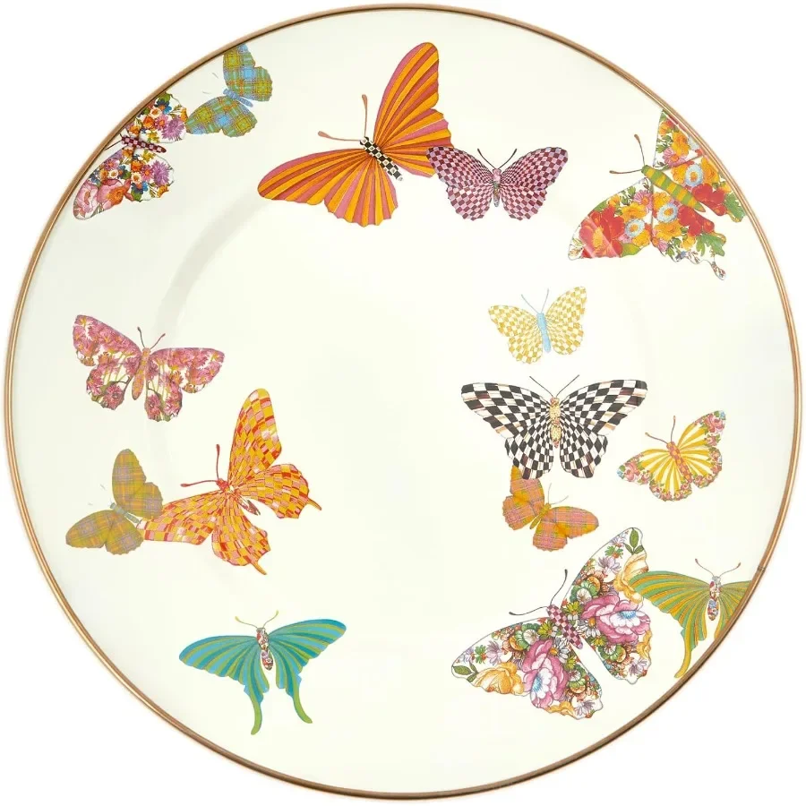 Enamel Dinner Plate Decorative Dinnerware Plate 10 Inches Set of 1 Butterfly Garden
Enamel Dinner Plate Decorative Dinnerware Plate 10 Inches Set of 1 Butterfly Garden