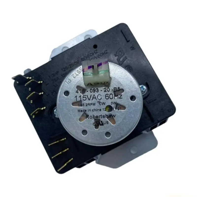 D0AB Multi Model Compatible Dryer Timer Accurate Timing Function Smooth Operation
D0AB Multi Model Compatible Dryer Timer Accurate Timing Function Smooth Operation
