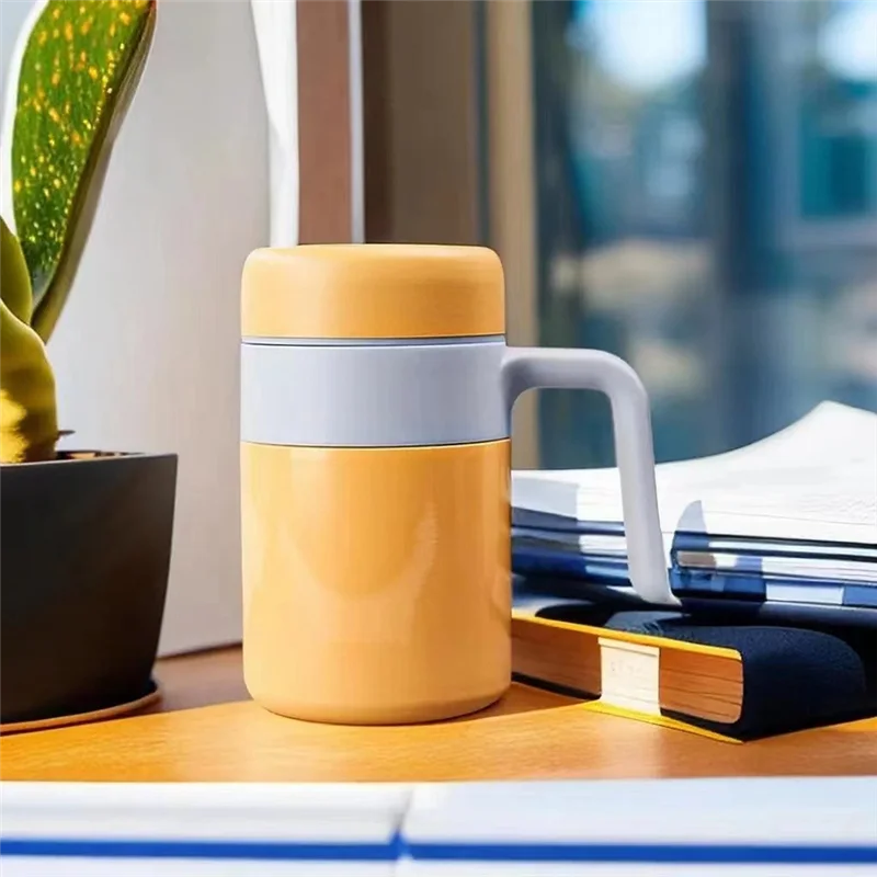 316 Stainless Steel Mug Double Layer Tea Cup Vacuum Cup Business With Handle Office Home Cup Insulated Tea Separate Cupa Durable
316 Stainless Steel Mug Double Layer Tea Cup Vacuum Cup Business With Handle Office Home Cup Insulated Tea Separate Cupa Durable