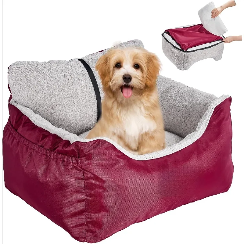 Dog Car Seat for Small Dogs, Fully Detachable and Washable Cat Carseats Under 25 lbs, Soft Pet Booster Seats with St
Dog Car Seat for Small Dogs, Fully Detachable and Washable Cat Carseats Under 25 lbs, Soft Pet Booster Seats with St