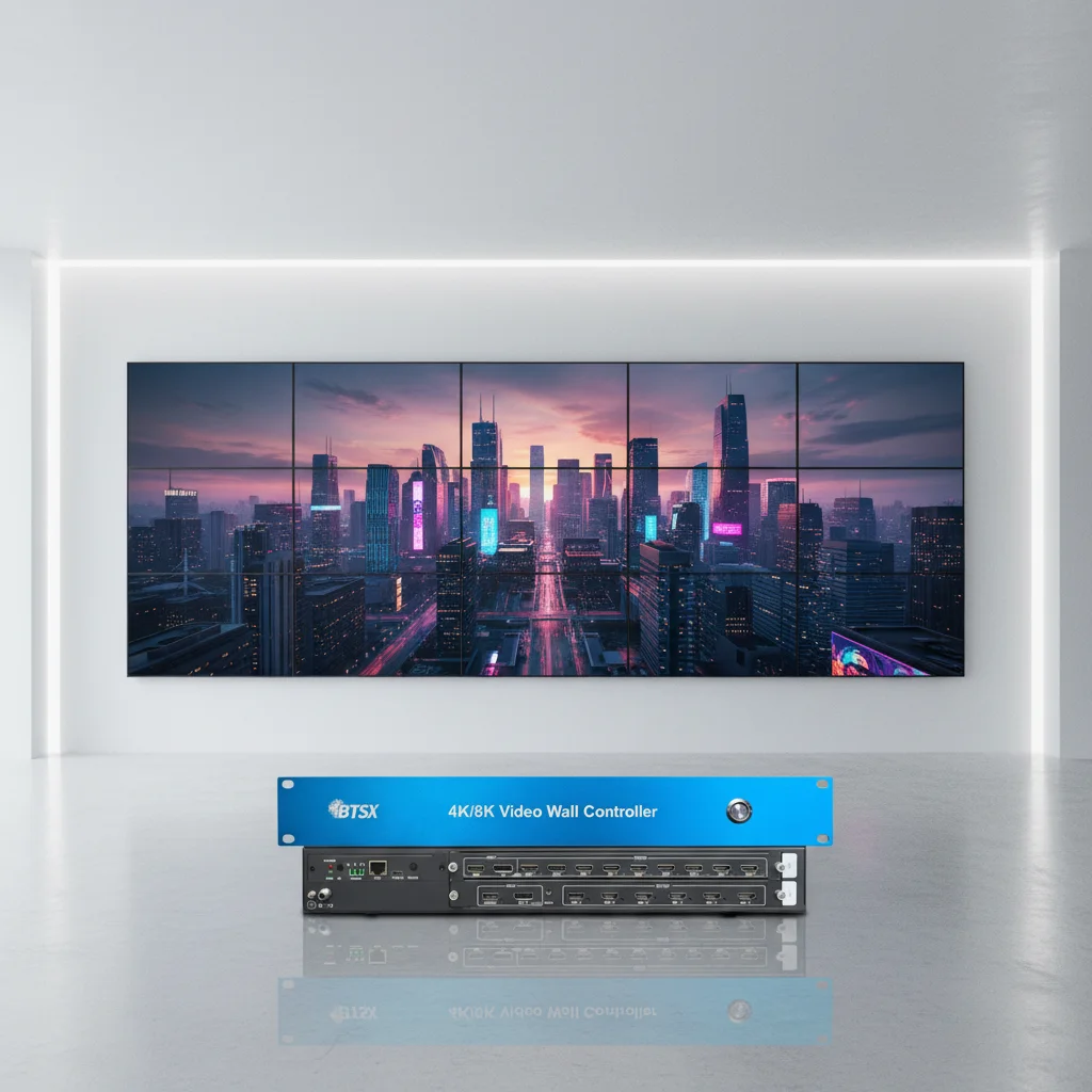 8K60 Splicing Controller 15 Channel HDMI 1x1-15x1 Splicing Processor 1080P 1200P EDID RS232 WEB Control Processor
8K60 Splicing Controller 15 Channel HDMI 1x1-15x1 Splicing Processor 1080P 1200P EDID RS232 WEB Control Processor