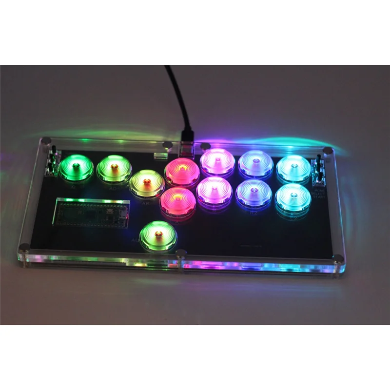 Arcade 12Key Hitbox Fightstick Mini Hitbox Fighting Video Game Controller Mechanical Button For PC PS4 SWITCH STEAM-AAAE
Arcade 12Key Hitbox Fightstick Mini Hitbox Fighting Video Game Controller Mechanical Button For PC PS4 SWITCH STEAM-AAAE