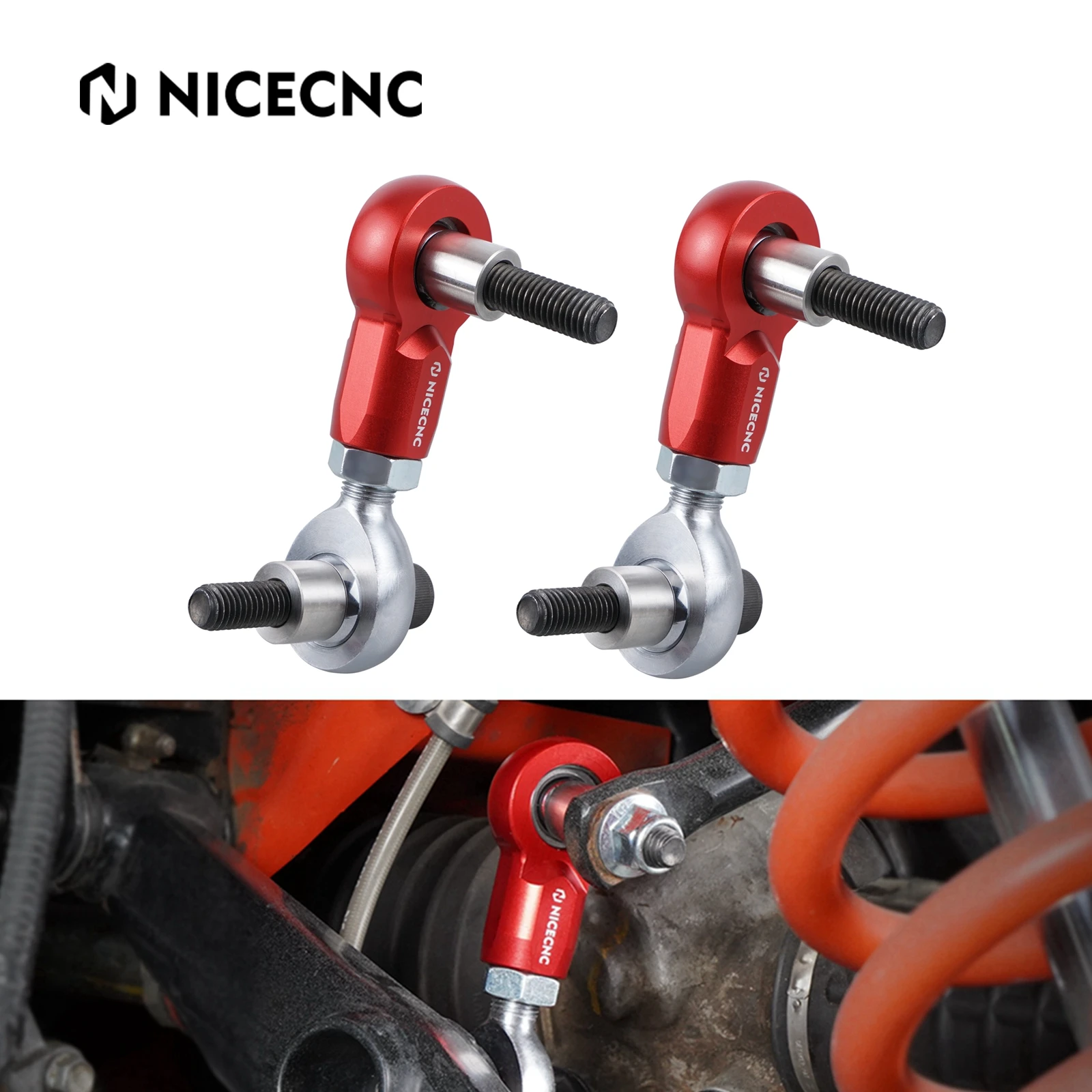 NICECNC 2 Pcs X3 Front Sway Bar Stabilizer Link UTV For Can Am Maverick X3 2017-2018 Max R 4x4 Turbo DPS Aluminum Accessories
NICECNC 2 Pcs X3 Front Sway Bar Stabilizer Link UTV For Can Am Maverick X3 2017-2018 Max R 4x4 Turbo DPS Aluminum Accessories