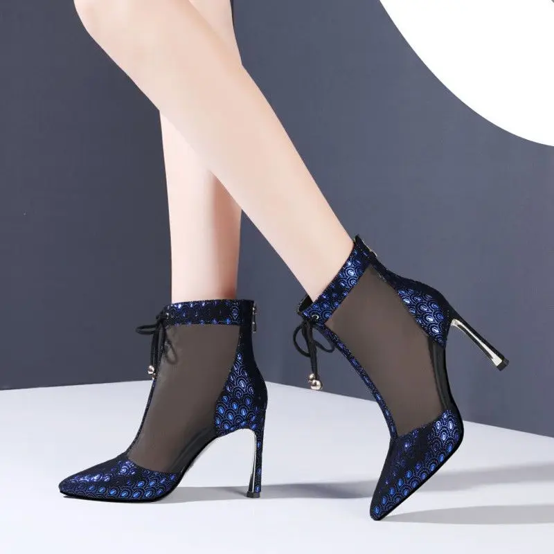 Mesh Hollow Breathable Sexy High Heels Women's Closed Sandals Cheap Liquidation Anti Slip Hot 2025 Trending Daily Ladies Shoes
Mesh Hollow Breathable Sexy High Heels Women's Closed Sandals Cheap Liquidation Anti Slip Hot 2025 Trending Daily Ladies Shoes
