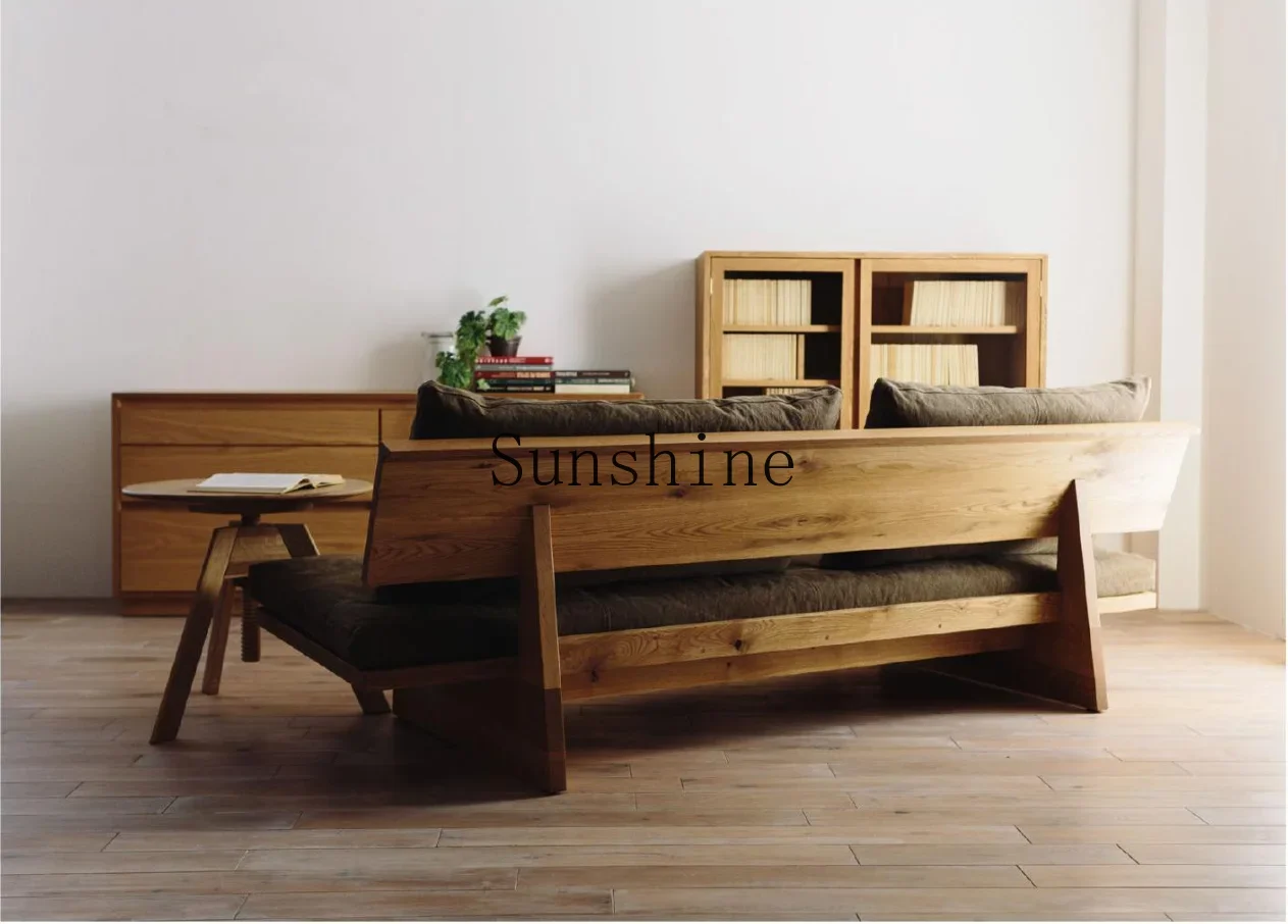 Solid wood sofa wabi-sabi wind simple meeting leisure chair living room modern small apartment cafe B & BYY
Solid wood sofa wabi-sabi wind simple meeting leisure chair living room modern small apartment cafe B & BYY