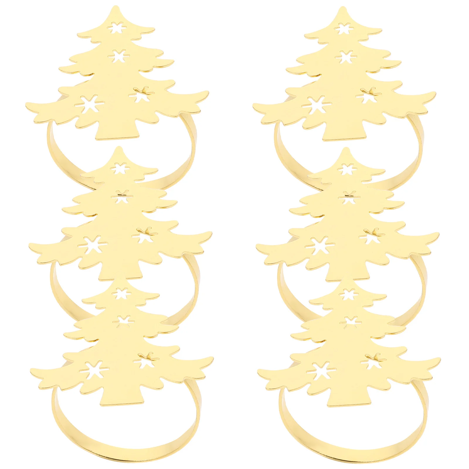 6Pcs Christmas Napkin Rings Tree Shaped Metal Buckles Xmas Table Decor Dinner Napkin Holders Holiday Party Dining Table Decor
6Pcs Christmas Napkin Rings Tree Shaped Metal Buckles Xmas Table Decor Dinner Napkin Holders Holiday Party Dining Table Decor