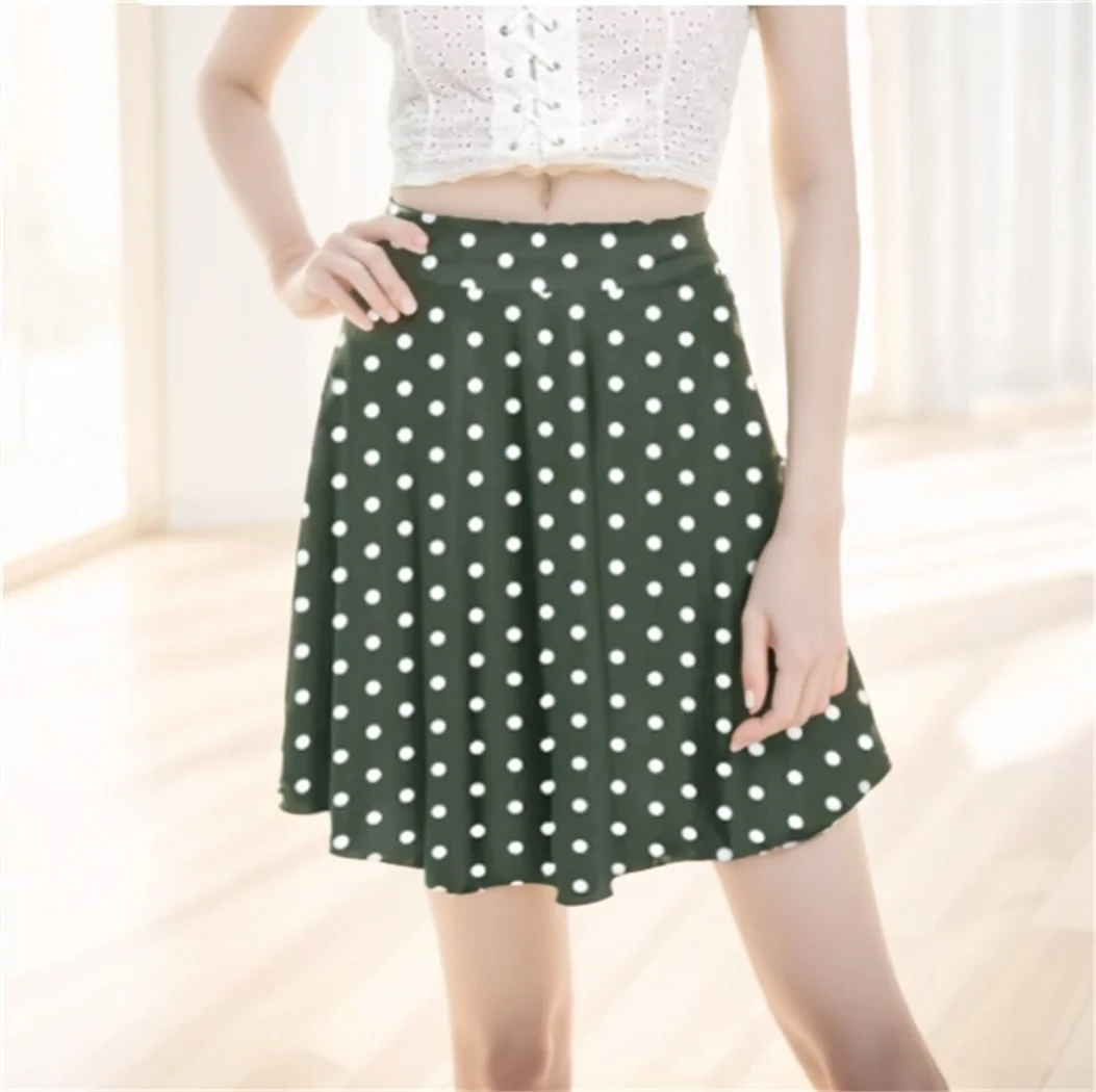 Ladies Casual Elegant Polka Dot Mini Skirt Spring Autumn High Waist A-Line Skirt for Women
Ladies Casual Elegant Polka Dot Mini Skirt Spring Autumn High Waist A-Line Skirt for Women