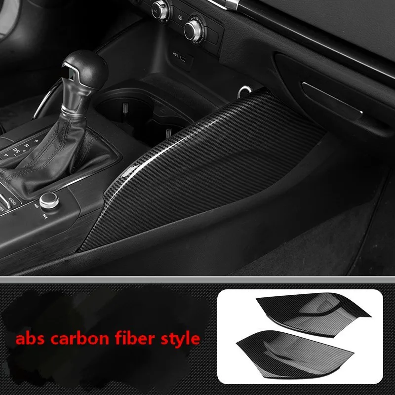 Center Console Both Side Water Cup Panel Cover Trim For Audi A3 8V 2014-2018 LHD ABS Carbon Fiber Style Car Interior Accessories
Center Console Both Side Water Cup Panel Cover Trim For Audi A3 8V 2014-2018 LHD ABS Carbon Fiber Style Car Interior Accessories