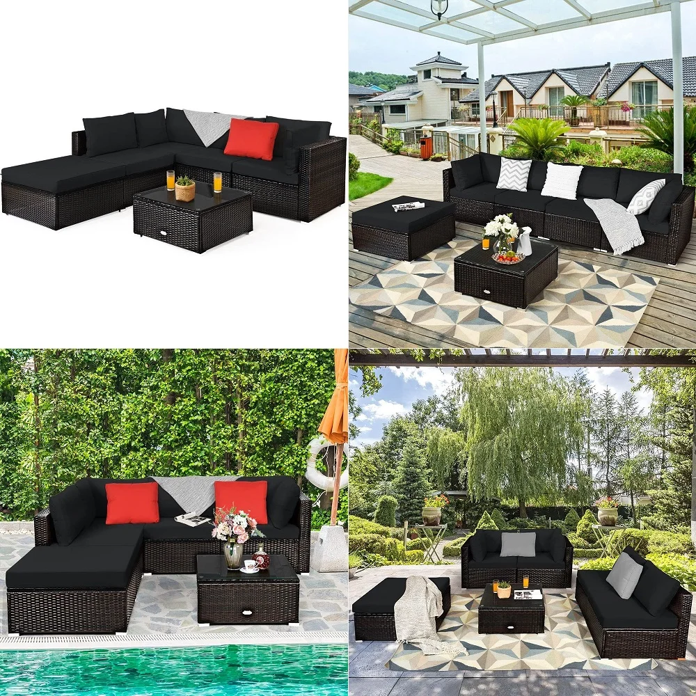Sectional Cushions 14Piece Replacement Cushions Set for 6Seat Patio Furniture Waterproof 4 Thick Outdoor Sofa Cushion Patio Wic
Sectional Cushions 14Piece Replacement Cushions Set for 6Seat Patio Furniture Waterproof 4 Thick Outdoor Sofa Cushion Patio Wic