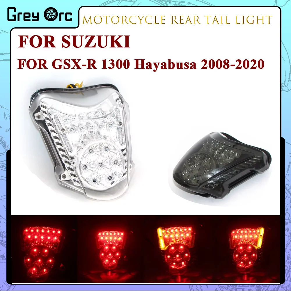 For Suzuki Hayabusa GSXR1300 GSX1300R 2008 2009 2010-2020 Rear Tail Light Brake Turn Signals Integrated LED Light
For Suzuki Hayabusa GSXR1300 GSX1300R 2008 2009 2010-2020 Rear Tail Light Brake Turn Signals Integrated LED Light