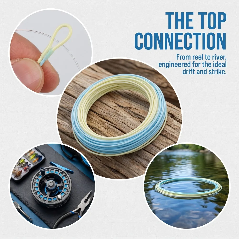 Goture WF Floating Fly Fishing Line , Braided Core Line, Dual Color with Welded Loops, Smooth Low Friction for Long Casting
Goture WF Floating Fly Fishing Line , Braided Core Line, Dual Color with Welded Loops, Smooth Low Friction for Long Casting