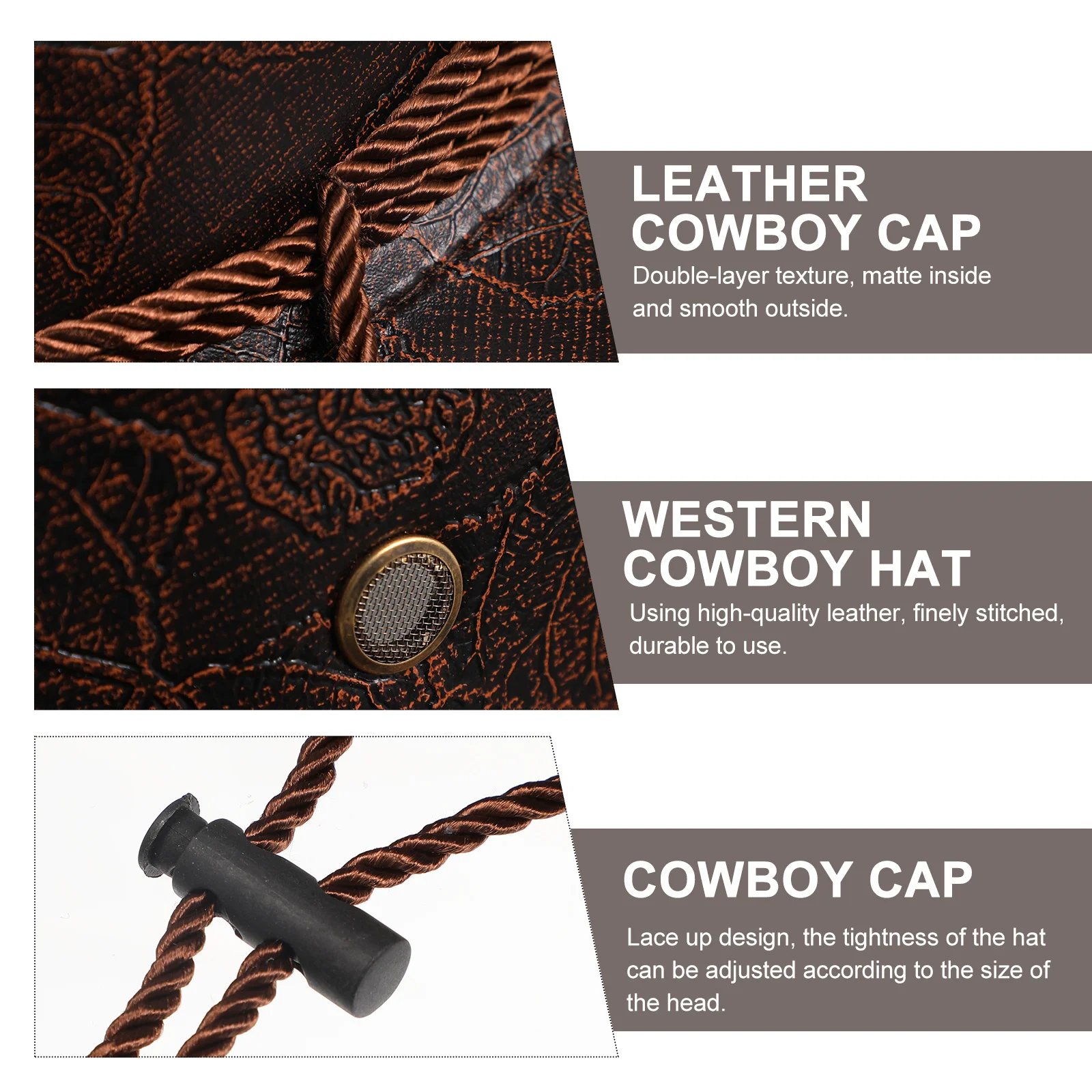 Western Cowboy Hat Wide Brim Fashion Adjustable Sun Visor Outdoor Sun Hat Adult Party Cosplay Cap
Western Cowboy Hat Wide Brim Fashion Adjustable Sun Visor Outdoor Sun Hat Adult Party Cosplay Cap