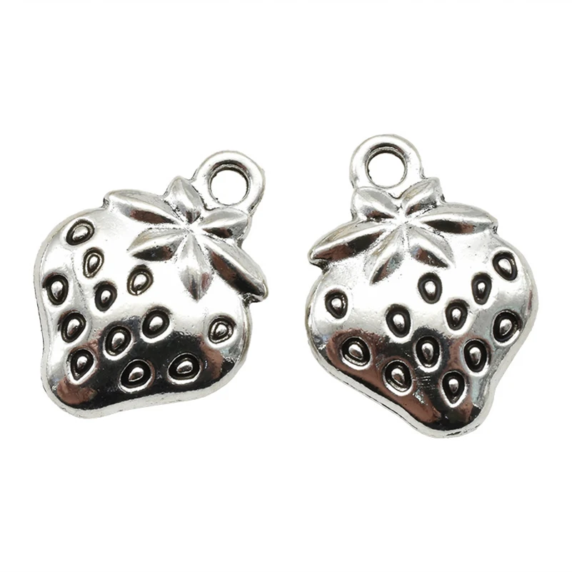 60pcs/lot Jewelry Accessory Retro Alloy Strawberry shaped DIY Charms Pendants 15*11mm
60pcs/lot Jewelry Accessory Retro Alloy Strawberry shaped DIY Charms Pendants 15*11mm
