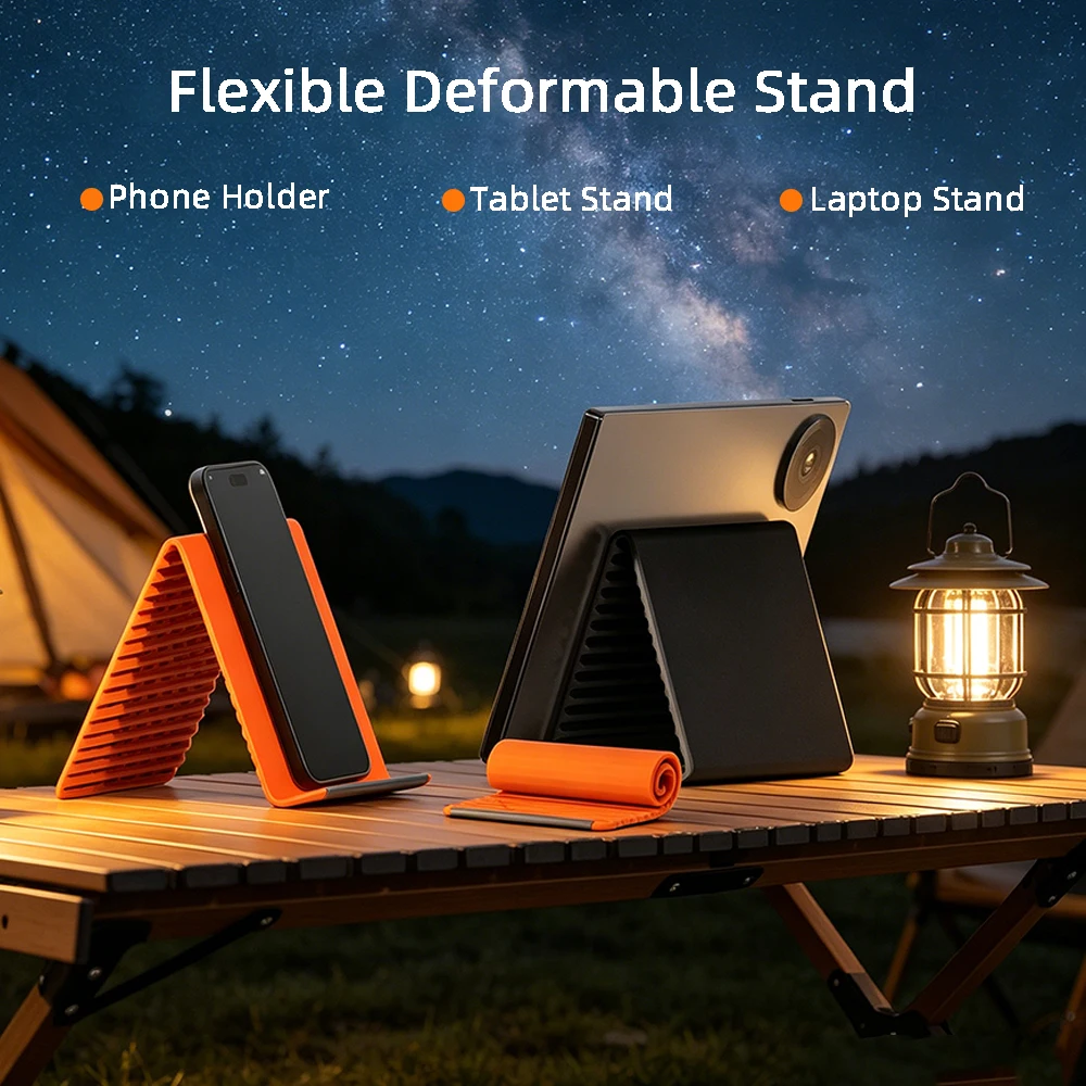 New Flexible Phone Stand Foldable Silicone DesktopTablet Laptop Stand Portable Adiustable Universal Holder for Travel Ofice Bed
New Flexible Phone Stand Foldable Silicone DesktopTablet Laptop Stand Portable Adiustable Universal Holder for Travel Ofice Bed