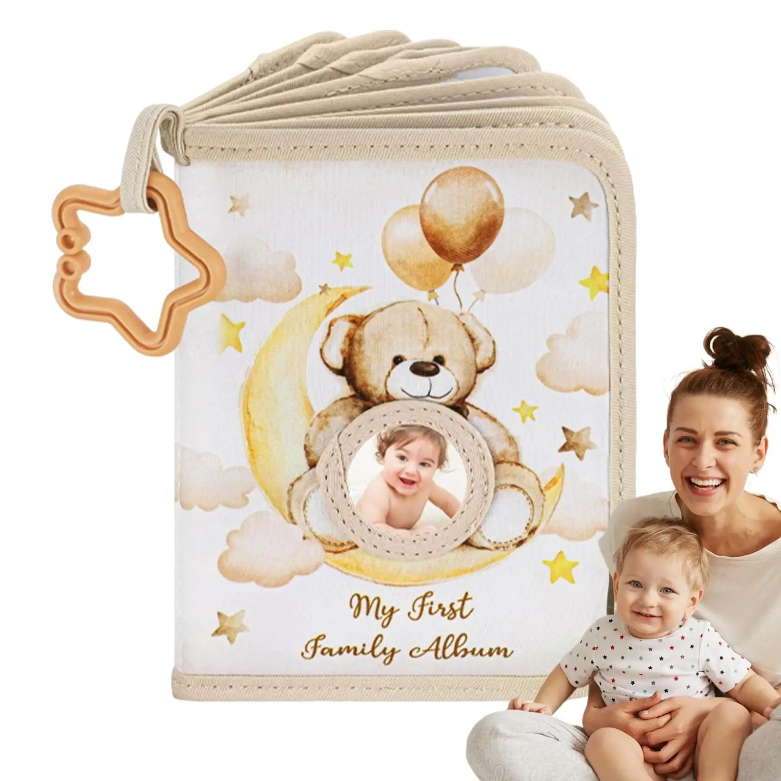 Первый семейный альбом для малышей, мягкая фототканевая книга, семейный альбом, образовательный подарок на память, вмещает 17 фотографий, украшение для дома, спальни
Первый семейный альбом для малышей, мягкая фототканевая книга, семейный альбом, образовательный подарок на память, вмещает 17 фотографий, украшение для дома, спальни