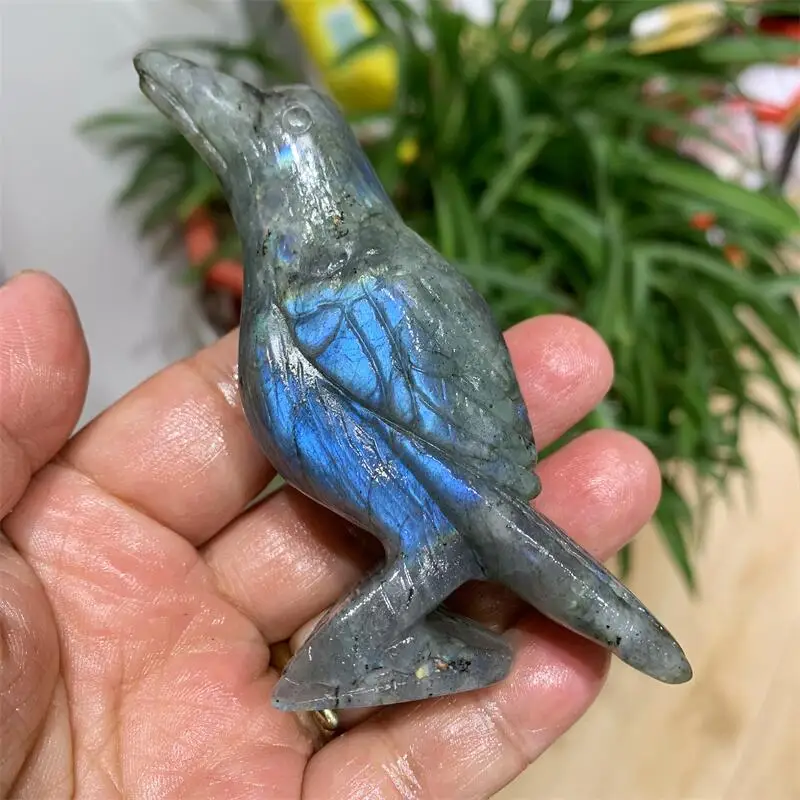 Natural Labradorite Bird Crystal Animal Carving Christmas Presents Home Decoration Healing Healthy Children Gift 1PCS
Natural Labradorite Bird Crystal Animal Carving Christmas Presents Home Decoration Healing Healthy Children Gift 1PCS