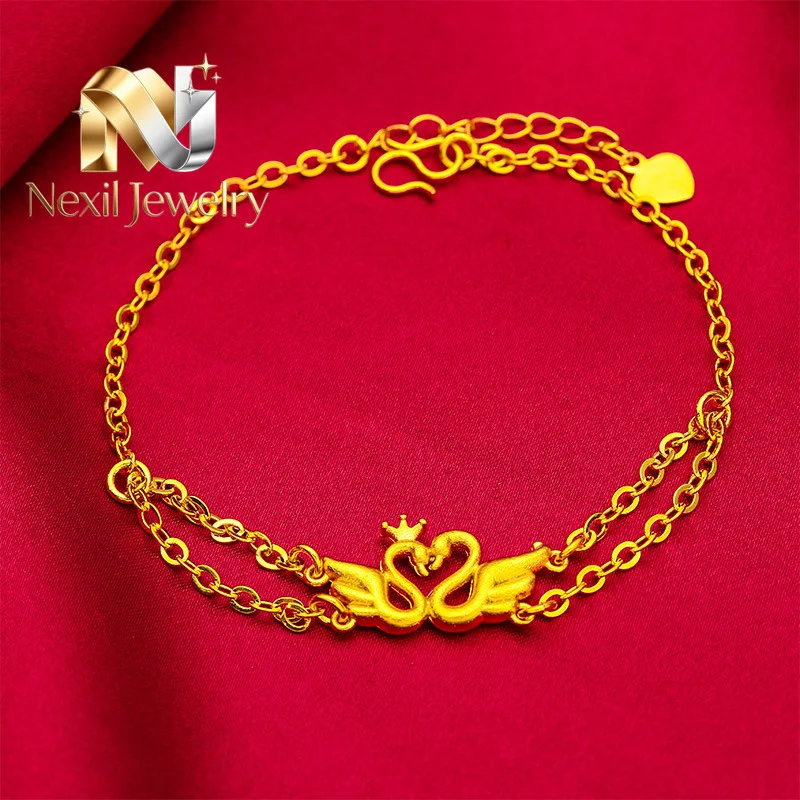 Nexil Jewelry Nexil Jewelry Ins New Matte Gold Bracelet! 24K Gold AU999 Women's Style, Geometric Hollow Matte, Elastic/Lobste
Nexil Jewelry Nexil Jewelry Ins New Matte Gold Bracelet! 24K Gold AU999 Women's Style, Geometric Hollow Matte, Elastic/Lobste