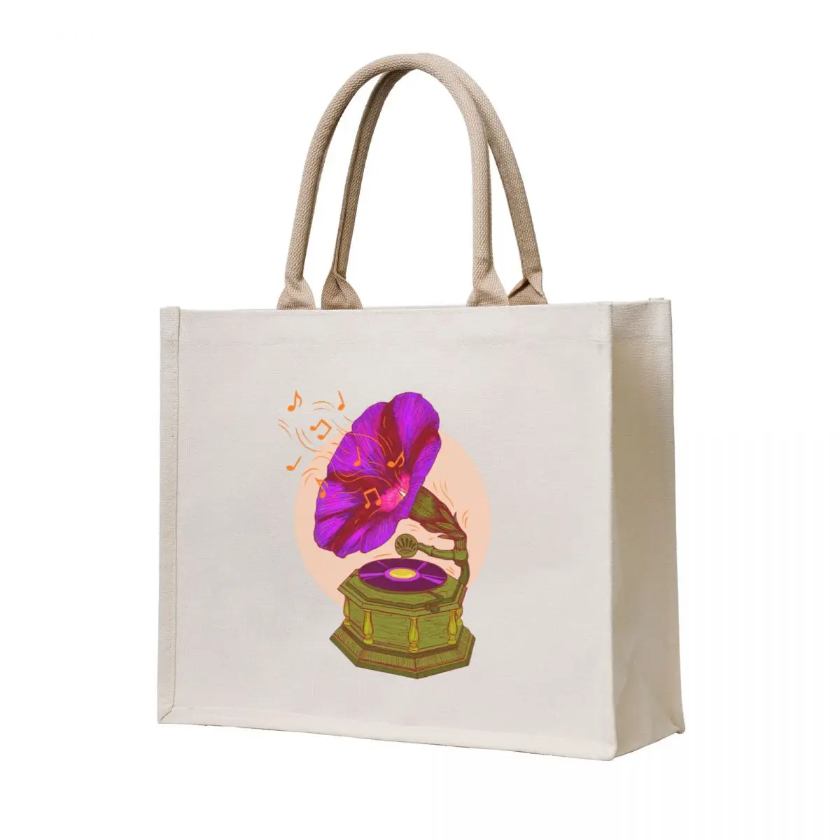 Flower Gramophone Tote Bag bag for beach Women's shopping bag Large bags for women
Flower Gramophone Tote Bag bag for beach Women's shopping bag Large bags for women