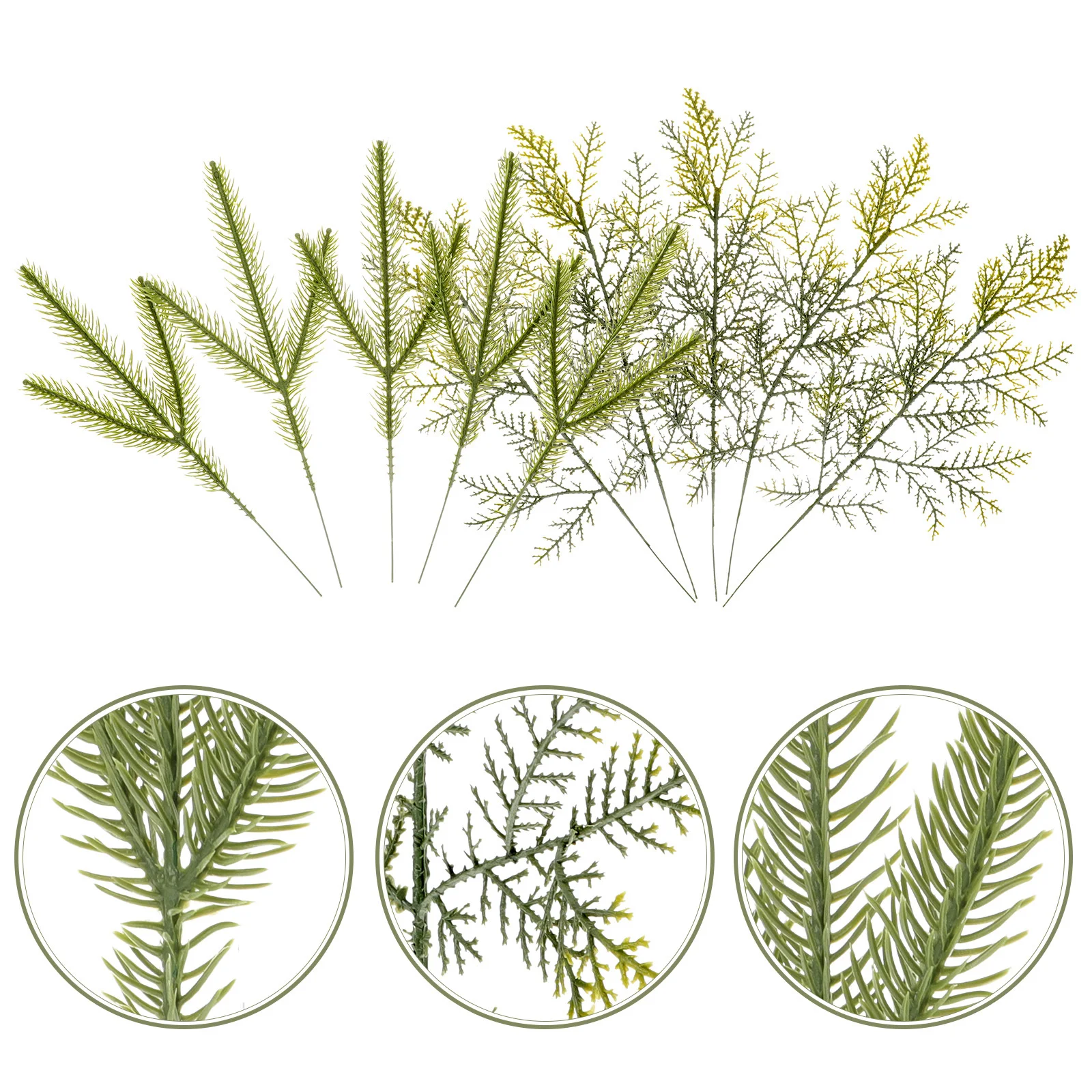 10pcs Christmas Tree Decor Picks Artificial Pine Branches For Vase Filler Holiday Wreaths Garland Centerpiece Xmas Ornament
10pcs Christmas Tree Decor Picks Artificial Pine Branches For Vase Filler Holiday Wreaths Garland Centerpiece Xmas Ornament