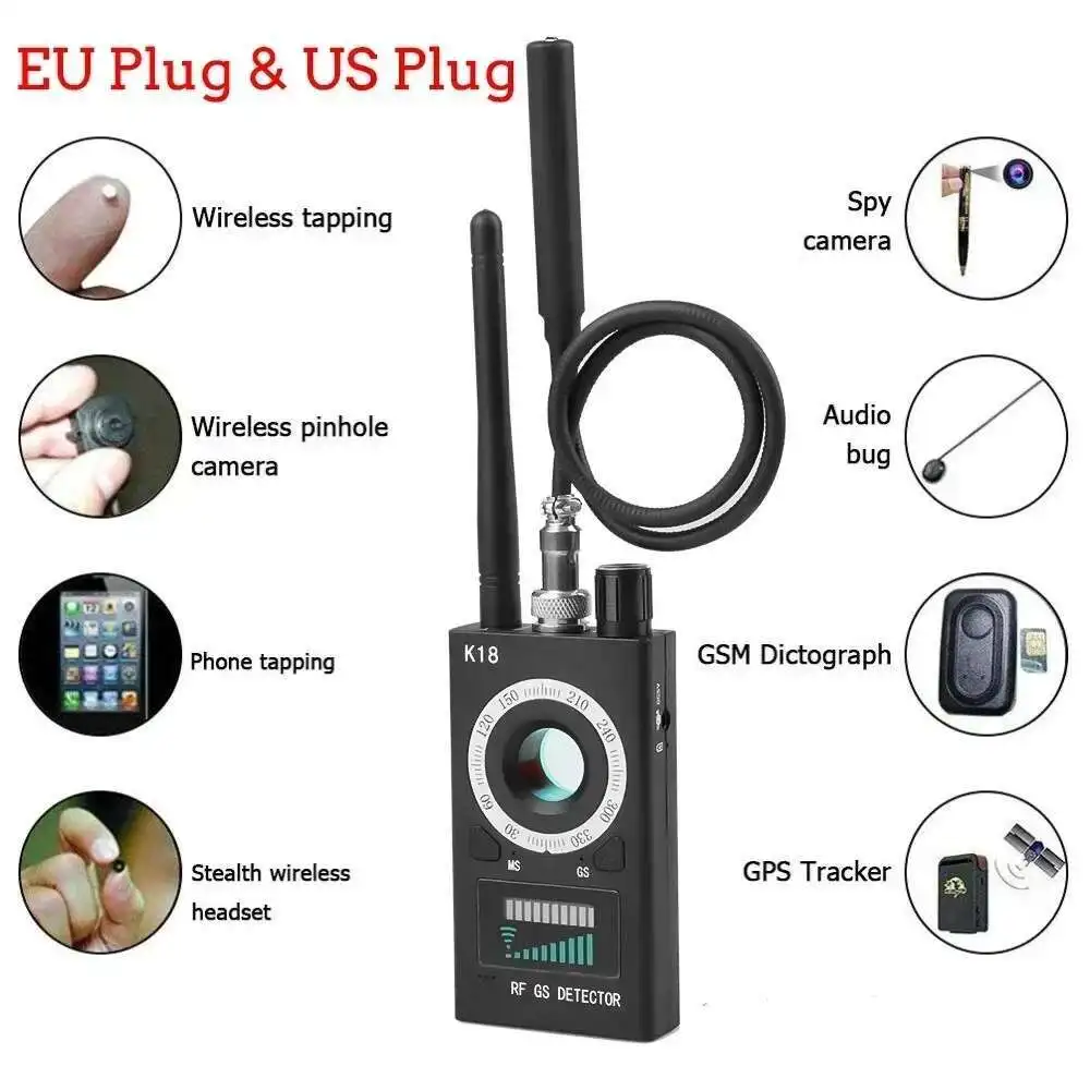 Wireless Detector 1MHz 6.5GHz Multi func tion jammer signal blocker Anti-spy Came ra GSM Audio GPS Signal lens RF Tracker Detec
Wireless Detector 1MHz 6.5GHz Multi func tion jammer signal blocker Anti-spy Came ra GSM Audio GPS Signal lens RF Tracker Detec