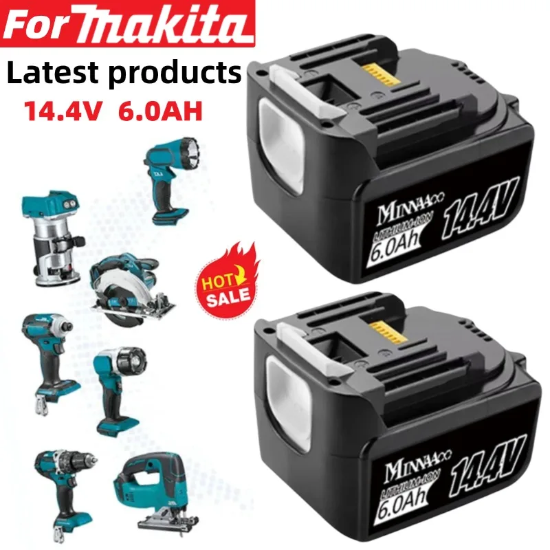 14.4V Original for Makita 6AH Rechargeable Li-ion Battery For Makita Power Tools 5.0Ah Batteries BL1460 BL1430 1415 194066-1
14.4V Original for Makita 6AH Rechargeable Li-ion Battery For Makita Power Tools 5.0Ah Batteries BL1460 BL1430 1415 194066-1
