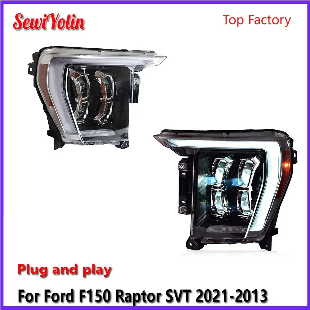Car LED Headlight Light Assemblies For Ford F150 Raptor SVT 2021-2013 Auto Fog DRL Brake Turn Signal Lamp Plug And Play
Car LED Headlight Light Assemblies For Ford F150 Raptor SVT 2021-2013 Auto Fog DRL Brake Turn Signal Lamp Plug And Play