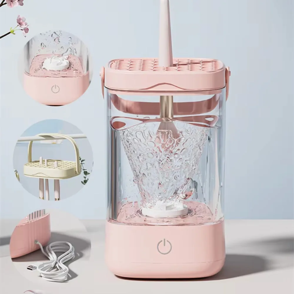 Automatic Electric Makeup Brush Cleaner 5V 3 in 1 Makeup Brush Washing Machine Rotary Quick-dry Beauty Brushes Dryer Lazy
Automatic Electric Makeup Brush Cleaner 5V 3 in 1 Makeup Brush Washing Machine Rotary Quick-dry Beauty Brushes Dryer Lazy