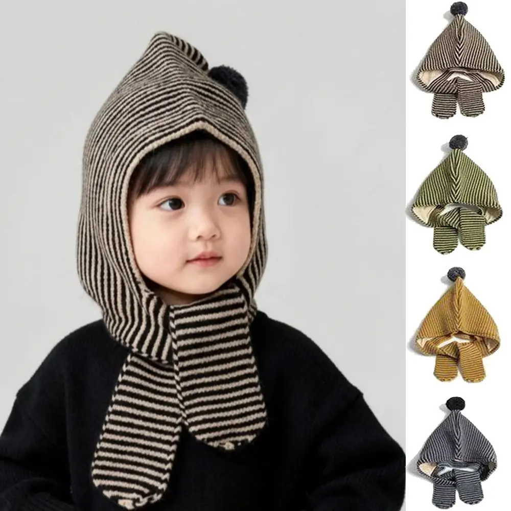2-in-1 Children's Scarf Hat Striped Design Thick Knitted Hood Scarf Comfortable Windproof Kids Warm Cap 1-10 Years Old
2-in-1 Children's Scarf Hat Striped Design Thick Knitted Hood Scarf Comfortable Windproof Kids Warm Cap 1-10 Years Old
