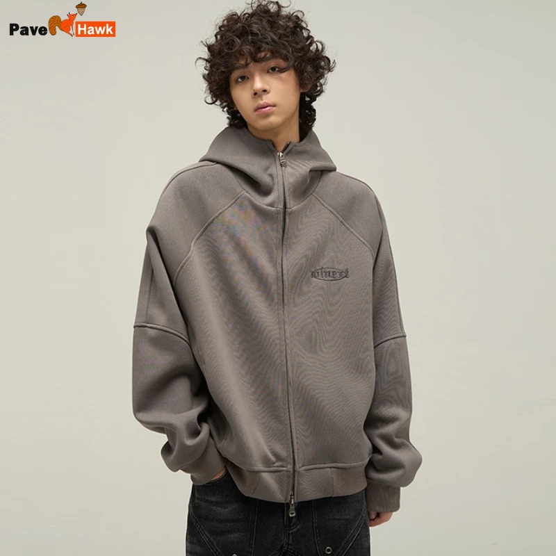 Street Letter Embroidered Jacket Mens Punk Harajuku Stand Collar Hooded Sweatshirt Zipper Simplicity Casual Coats Oversized
Street Letter Embroidered Jacket Mens Punk Harajuku Stand Collar Hooded Sweatshirt Zipper Simplicity Casual Coats Oversized